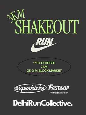 3K Shakeout Run at Superkicks poster