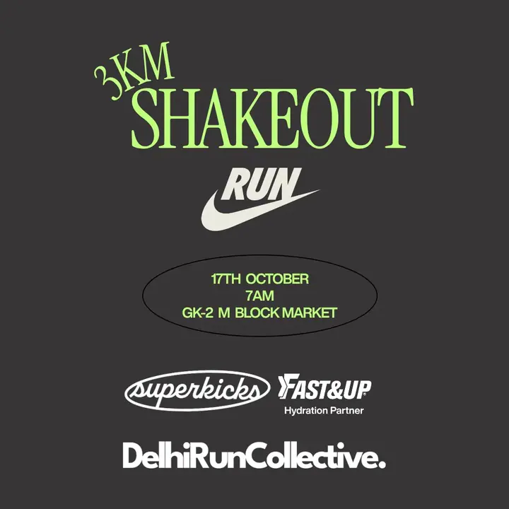 3K Shakeout Run at Superkicks poster