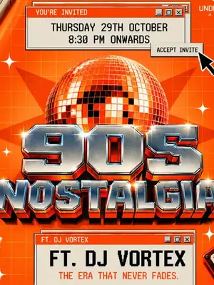 90s Nostalgia ft. DJ Vortex poster