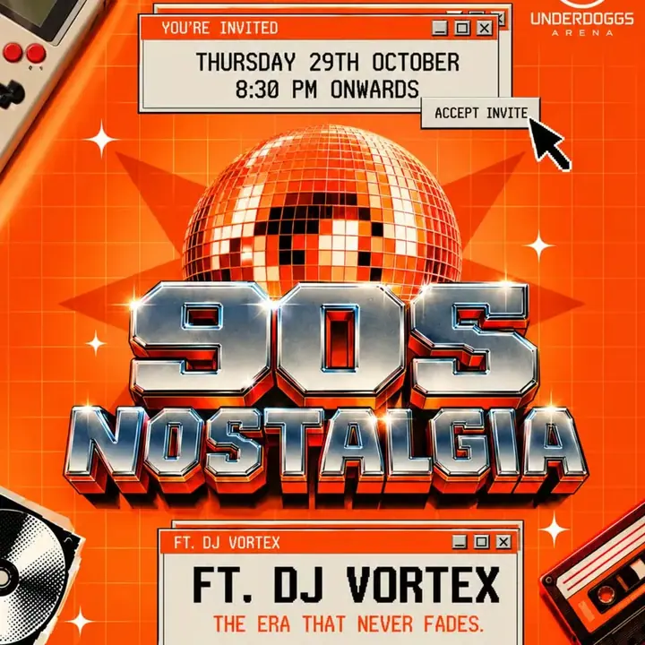 90s Nostalgia ft. DJ Vortex poster