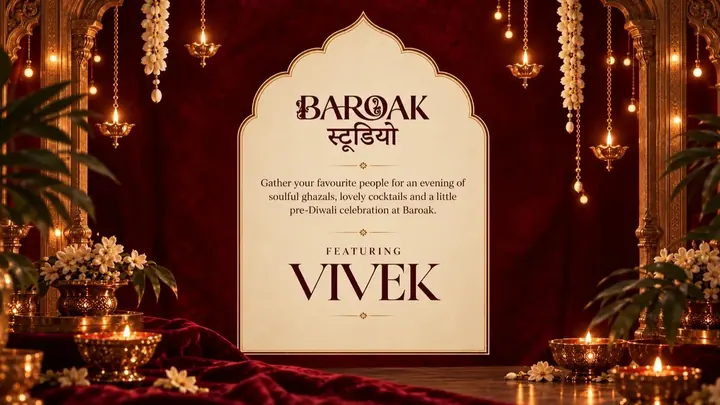 A Pre-Diwali Evening at Baroak Studio poster