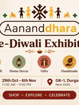 AanandDhara - Pre-Diwali Exhibition poster