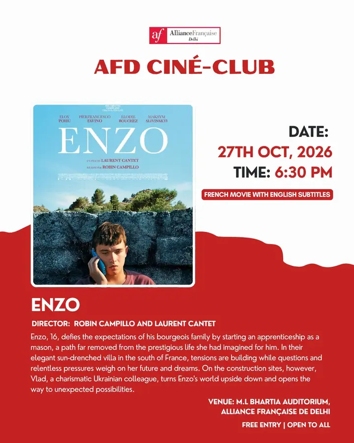 AFD Ciné-Club: Enzo poster