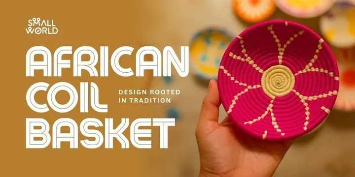 African Basket Art poster