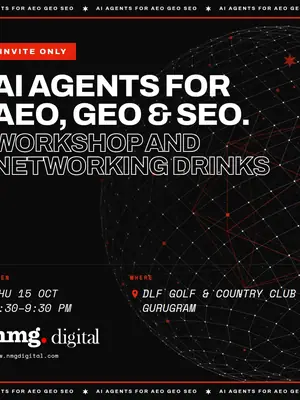 AI Agents for AEO GEO SEO Workshop poster