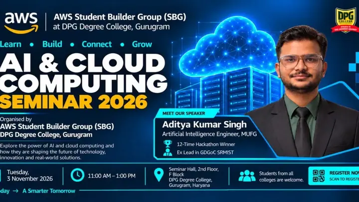 AI & Cloud Computing Seminar 2026 poster
