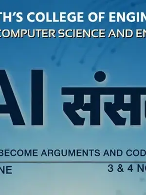 AI Sansad – Technical MUN on AI & Innovation poster