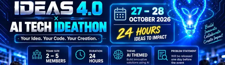 AI Tech Ideathon poster