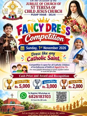 All Saints Day Fancy Dress Competition poster