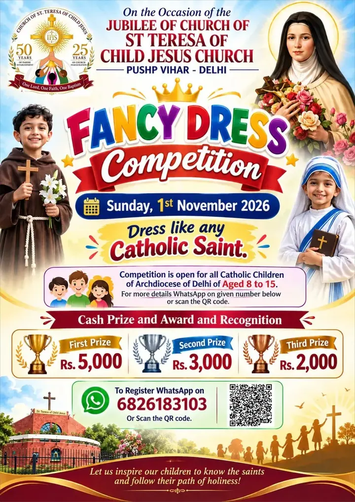 All Saints Day Fancy Dress Competition poster
