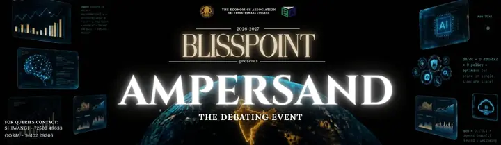 Ampersand: The Debating Event poster
