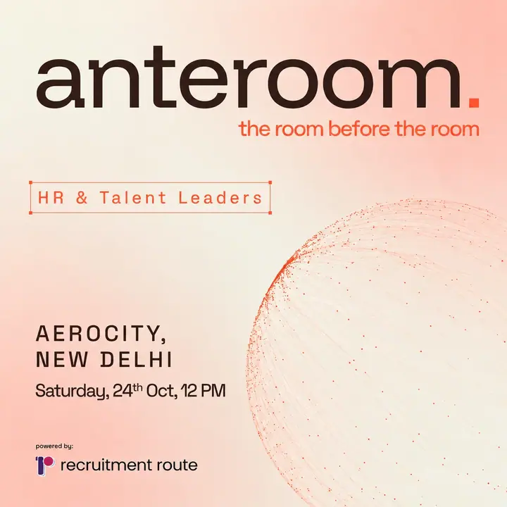 Anteroom Delhi-NCR: Talent Leaders Edition poster