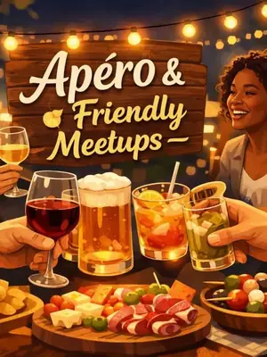 Apero Business Networking Meetup poster