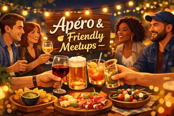 Apero Business Networking Meetup poster