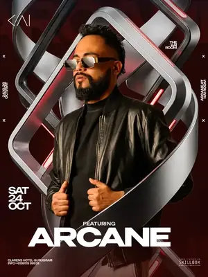 ARCANE live at Kai Room poster