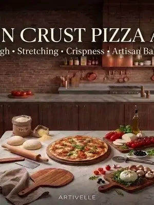 Art of Thin Crust Pizza poster