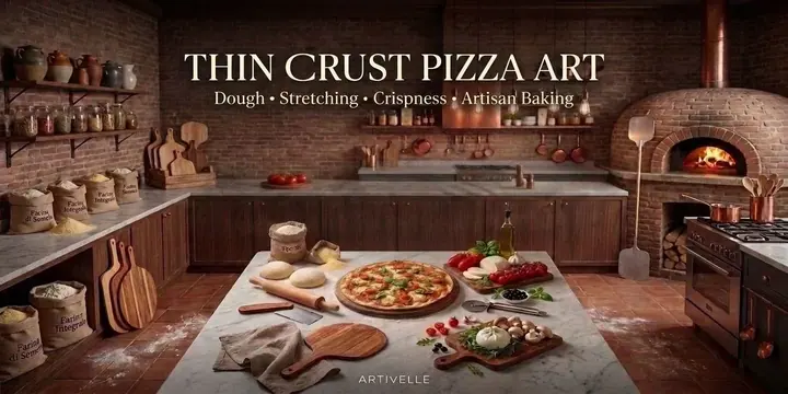Art of Thin Crust Pizza poster