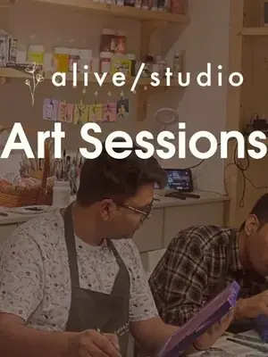 Art Sessions at Alive Studio: 50+ Art Forms poster
