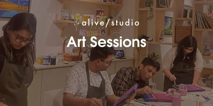 Art Sessions at Alive Studio: 50+ Art Forms poster