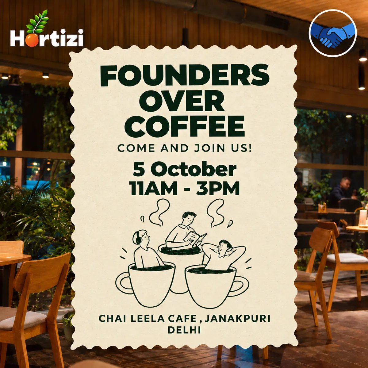 ArthaShakti, Founders Over Coffee