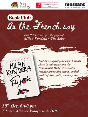 As the French Say: Book Discussion on The Joke by Milan Kundera poster