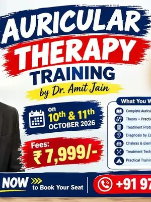 Auricular Therapy Training by Dr. Amit Jain poster