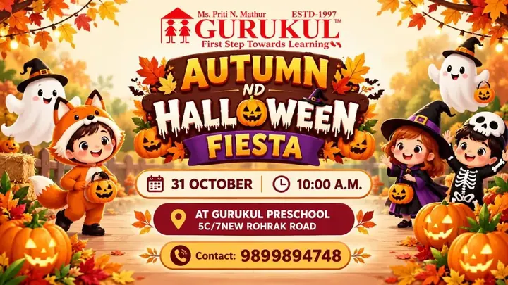Autumn and Halloween Fiesta poster