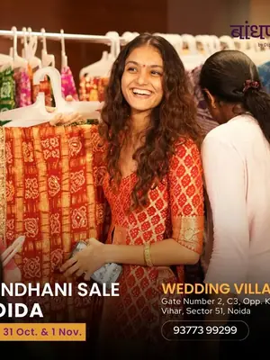 Bandhani Sale poster