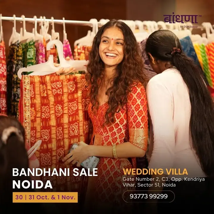 Bandhani Sale poster