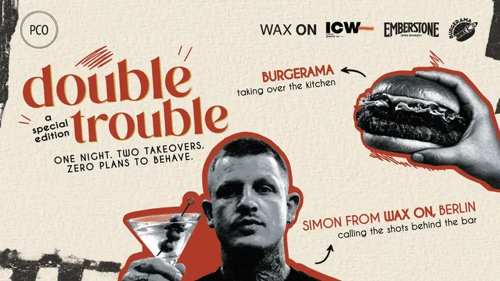 Bar Takeover with Germany's Best & Burgers with India's Best at PCO poster