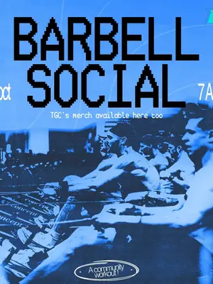 Barbell Social + Recovery poster