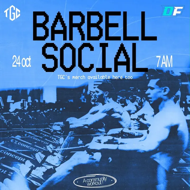 Barbell Social + Recovery poster