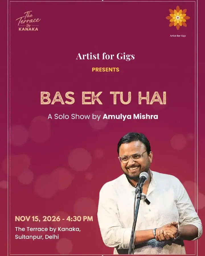 Bas Ek Tu Hai - A Solo Poetry Show by Amulya Mishra poster