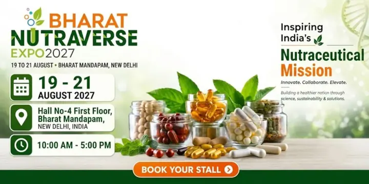 Bharat Nutraverse Expo 2027 poster