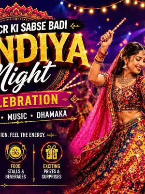 Biggest Dandiya of Delhi NCR | The Terrace poster