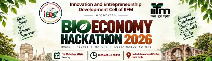 Bioeconomy Hackathon Delhi poster