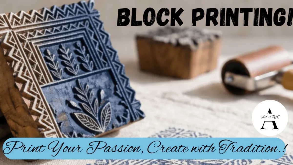 Block Printing poster