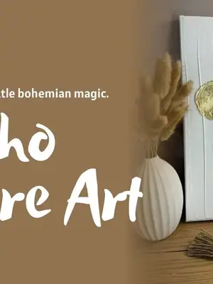 Boho Texture Art poster