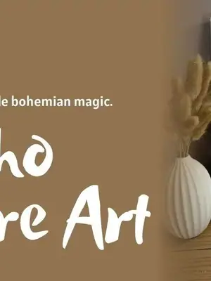 Boho Texture Art poster