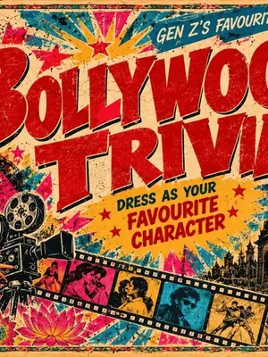 Bollywood Trivia Night poster