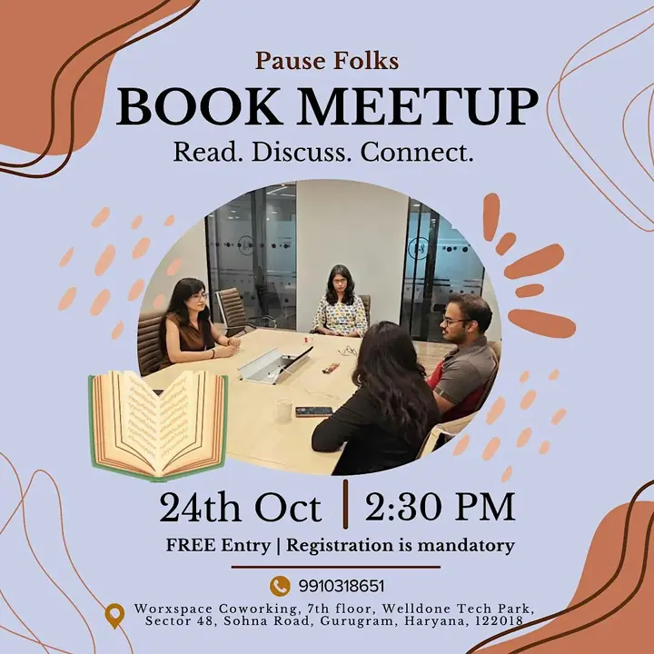 Book MeetUp - Pause Folks poster