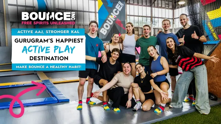 BOUNCE Inc Gurugram poster
