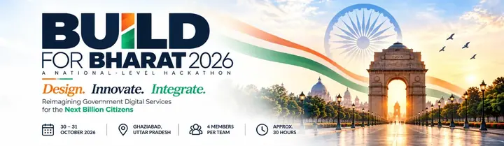 Build for Bharat 2026 | Software + Hardware Hackathon poster