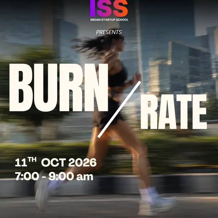Burn/Rate Community Run poster