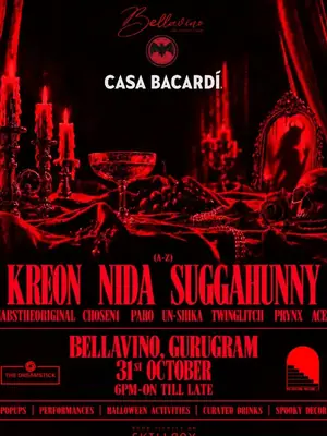 Casa Bacardi Halloween at Bellavino poster