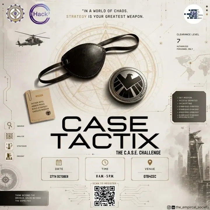 CASE TACTIX | AVINYA'26 poster