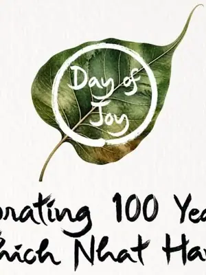 Celebrating 100 Years of Thich Nhat Hanh poster