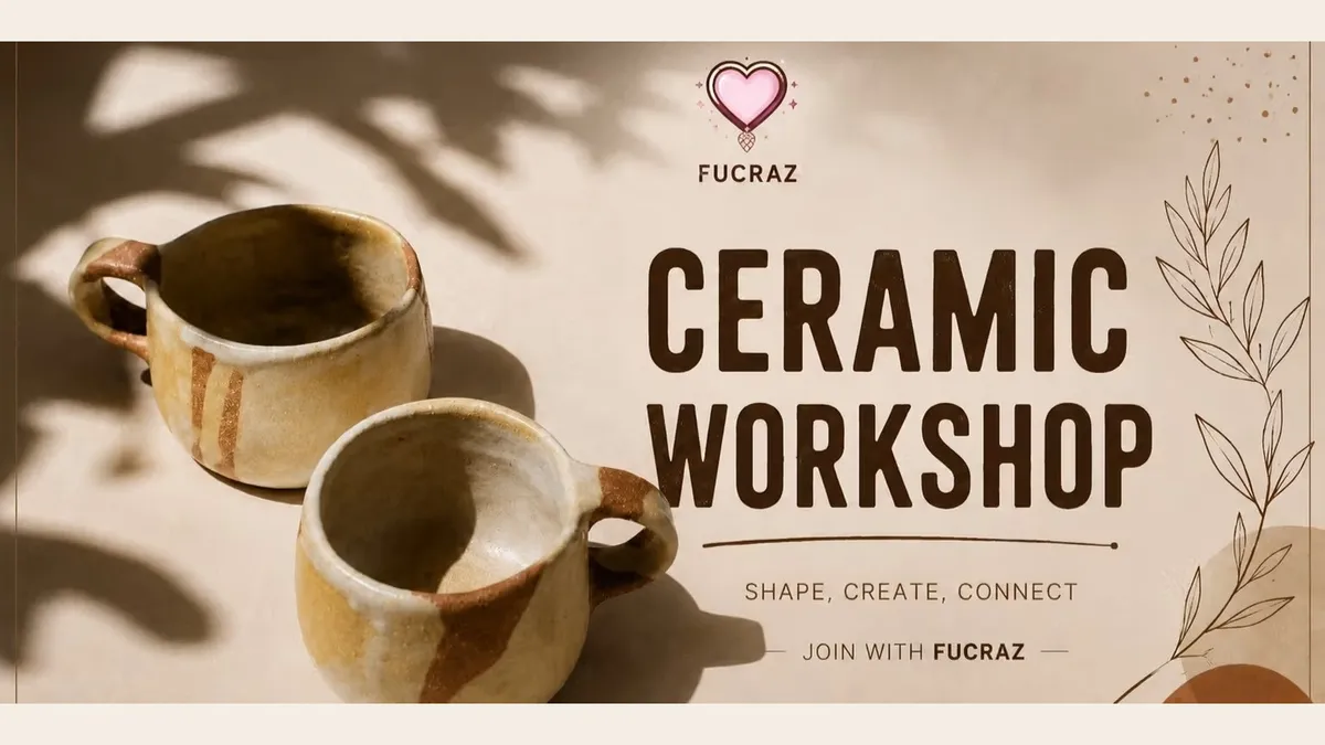 Ceramic Workshop poster