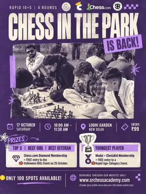 Chess in the Park poster