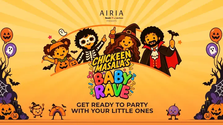 Chickeen Masala's Baby Rave at Airia Mall poster
